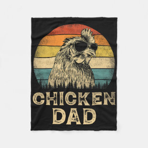 Cobertor De Velo O Pai de frango Vintage amava Pai Padre&#;
