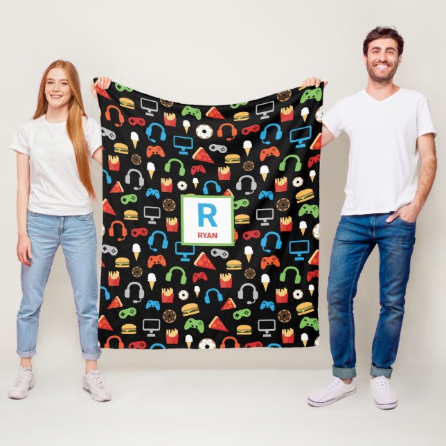 Cobertor De Velo O partido dos petiscos do jogo de vídeo caçoa o (In Situ)