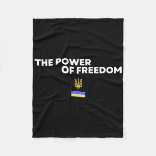 Cobertor De Velo O Poder Da Liberdade Tridente Símbolo Da Bandeira
