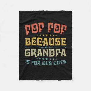 Cobertor De Velo O Pop do pai, porque o vovô é para Caras velhas