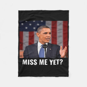 Cobertor De Velo O Presidente Obama E O Presente Engraçado Da Bande