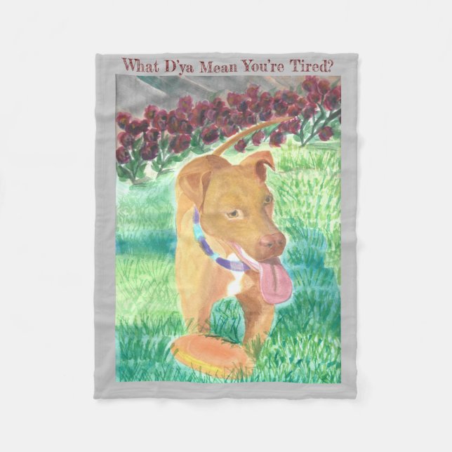 Cobertor De Velo O que quer dizer que está cansado? (Frente)