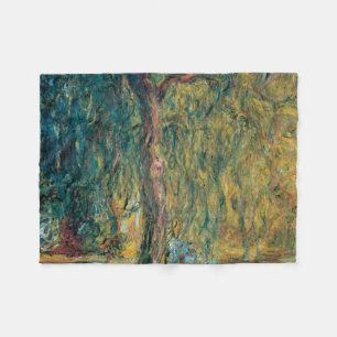 Cobertor De Velo O salgueiro Weeping de Claude Monet
