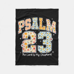 Cobertor De Velo O Senhor É Meu Pastor Salmo 23 Versículo Bíblico C