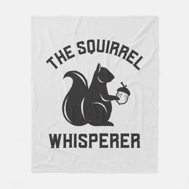 Cobertor De Velo O Sussuro de Esquilo | Squirrel Lover (Frente)