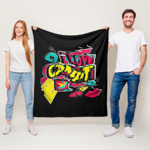 Cobertor De Velo O texto do grafite do Abstrato história em quadrin