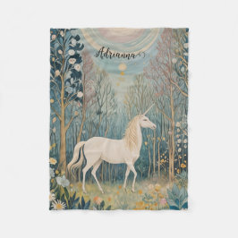 Cobertor De Velo O Unicórnio Secreto dos Bosques Assaltadores