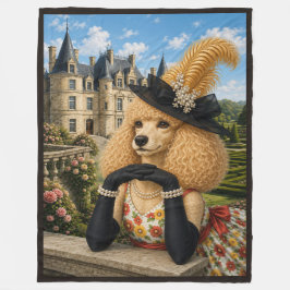 Cobertor De Velo O Verão Está No Ar, Poodle