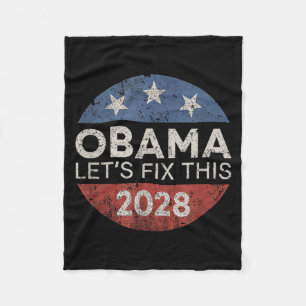 Cobertor De Velo Obama 2028 3º Mandato Vamos Corrigir Este Botão Re