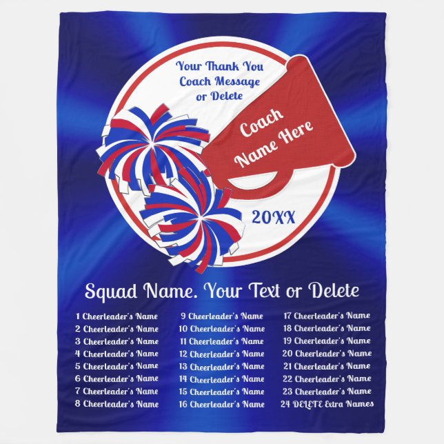 Cobertor De Velo Obrigado Presente por Treinador de Saúde, Branco V (Frente)