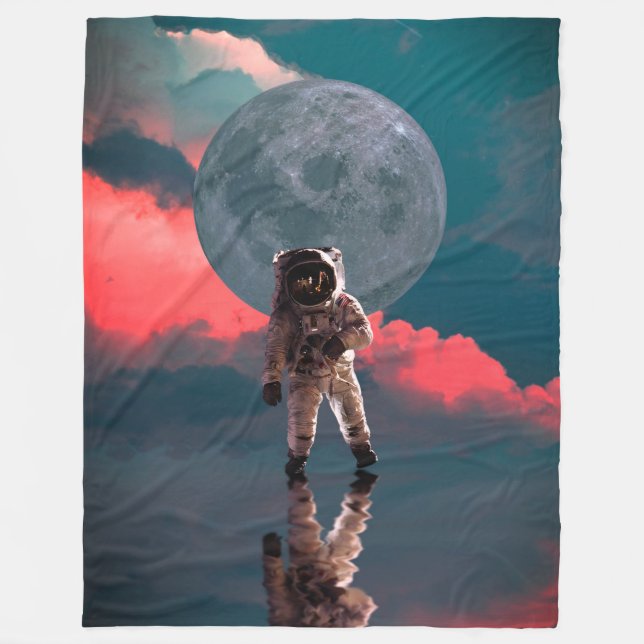 Cobertor De Velo Ocean Moonwalk (Frente)