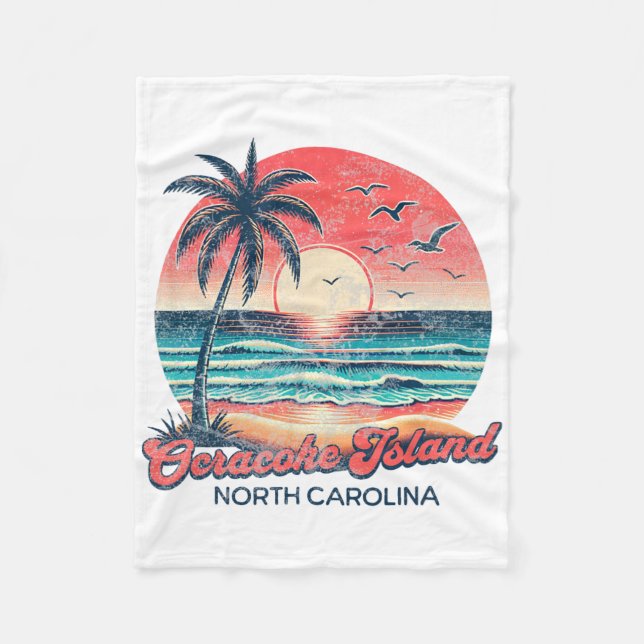 Cobertor De Velo Ocracoke Island  (Frente)