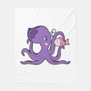 Cobertor De Velo Octopus com Fish.PNG