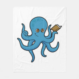Cobertor De Velo Octopus com Livro
