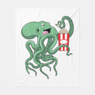 Cobertor De Velo Octopus com pipoca