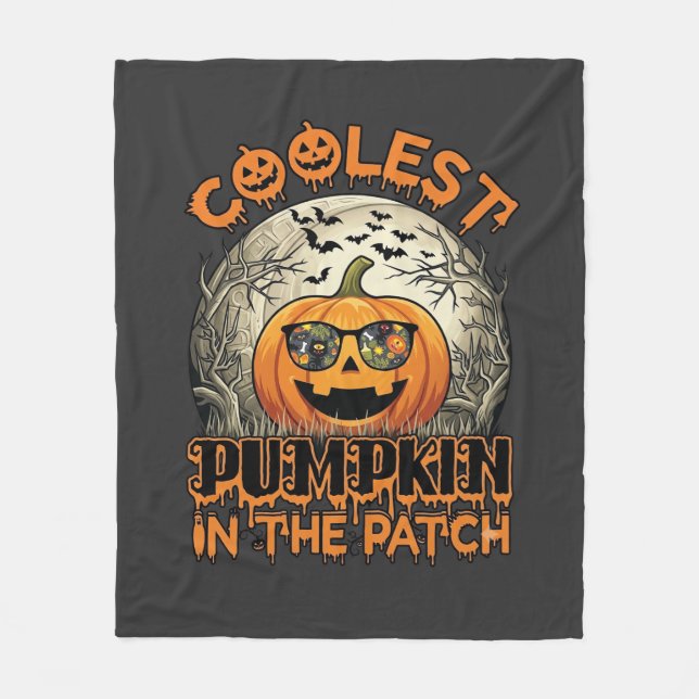 Cobertor De Velo Óculos de Sol Assustadores de Halloween do Melhor  (Frente)