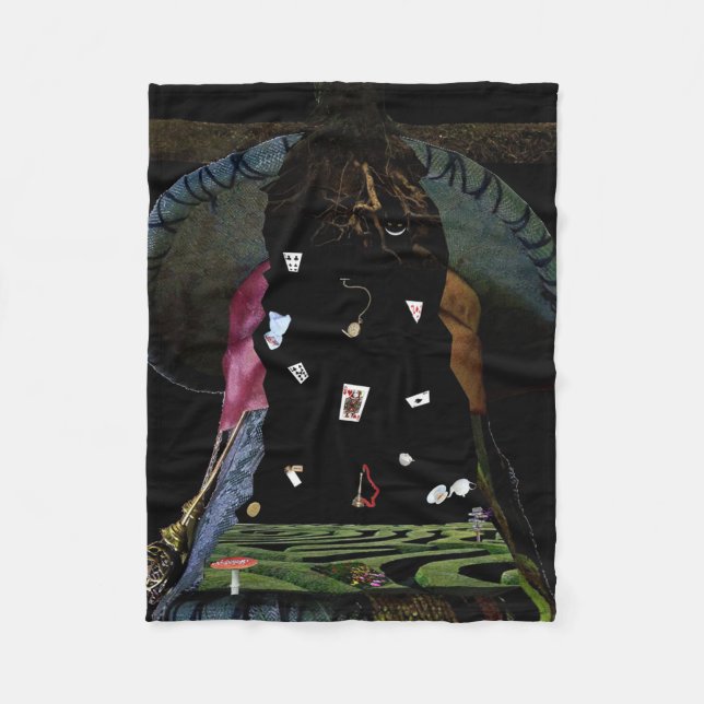 Cobertor De Velo Ode ao país das maravilhas (Frente)