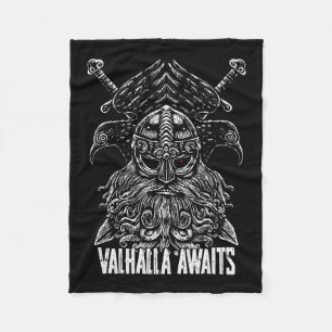 Cobertor De Velo Odin ravens Viking Mythology Valhalla aguarda