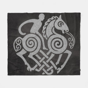 Cobertor De Velo Odin Riding Sleipnir - Norse Mythology Viking Art