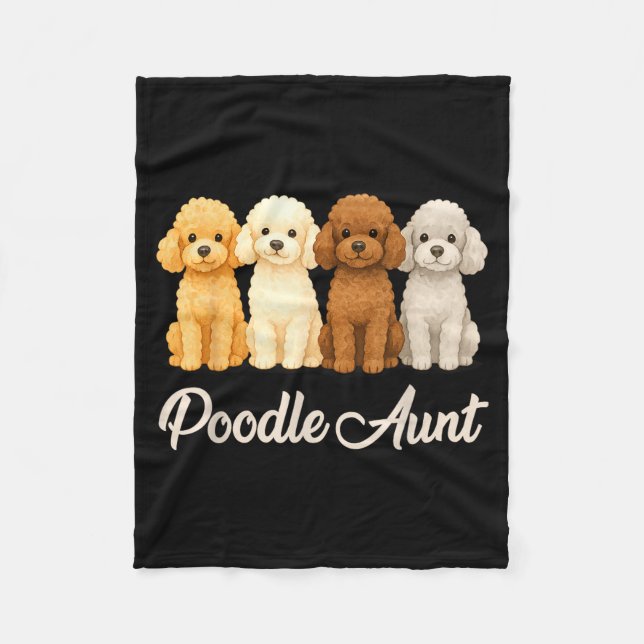 Cobertor De Velo Odle Aunt Cute Dog Lover Gift Funny Women Puppy Ow (Frente)