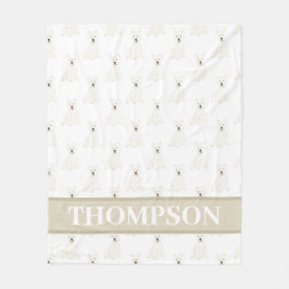 Cobertor De Velo Oeste do Oeste, Terrier Rosa Personalizado