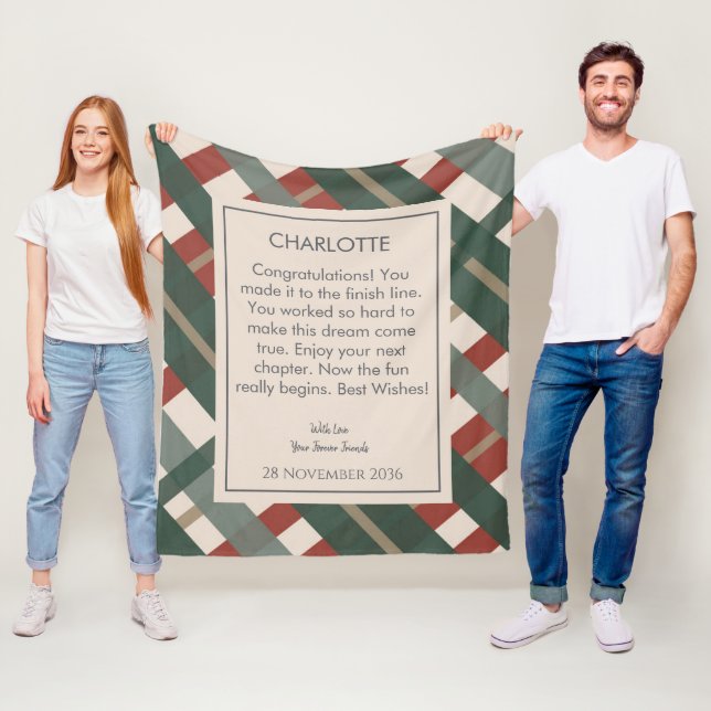 Cobertor De Velo Oferta de xadrez para Padrões Personalizados para  (In Situ)