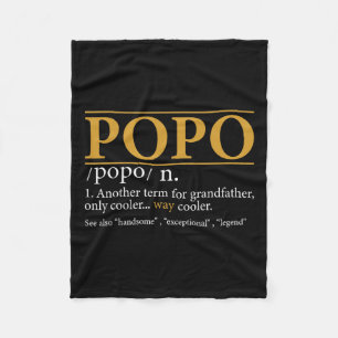 Cobertor De Velo Oferta do Avô para Dia de os pais de Definição Pop