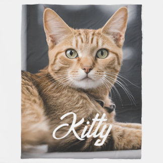 Cobertor De Velo Oferta Personalizada de Foto Pet do Gatinho Cat