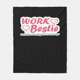 Cobertor De Velo Ofertas de Bestie de Trabalho Citação de Ajuda Emo