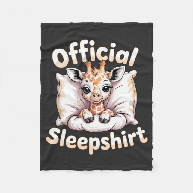 Cobertor De Velo  Official Sleepshirt Giraffe (Frente)