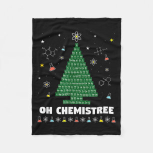 Cobertor De Velo Oh Árvore Química Tabela Periódica Química Natal T