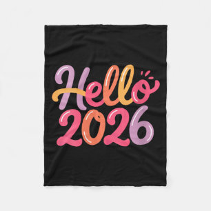 Cobertor De Velo Olá das Mulheres Celebração do Ano Novo 2026 Diver