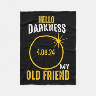 Cobertor De Velo Olá Escuridão Meu Velho Amigo Eclipse Solar Abril