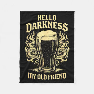 Cobertor De Velo Olá escuridão velho amigo cerveja irlandesa st. pa