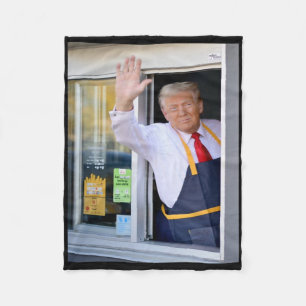 Cobertor De Velo Olá, Pegue Seu Hambúrguer Donald Trump Cozinha Bat