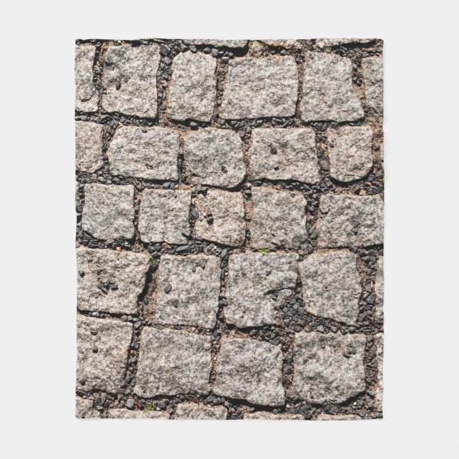 Cobertor De Velo Old cobble stone pattern at the streetabstract,anc (Frente)