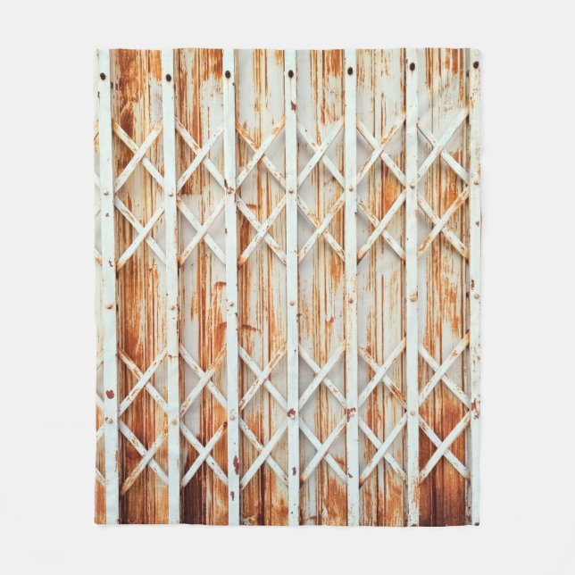 Cobertor De Velo Old iron door panels are rusted. abstract,antique, (Frente)