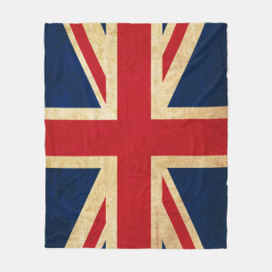 Cobertor De Velo Old Vintage Grunge Reino Unido Flag Union Jack