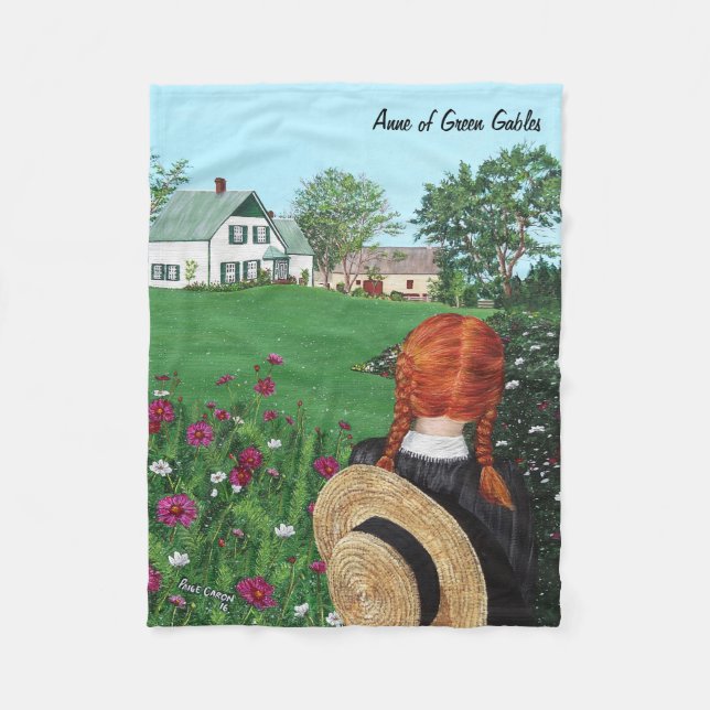 Cobertor De Velo Olhando com a "Love-Anne of Green Gables Blanket" (Frente)