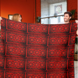 Cobertor De Velo Olho antigo do tapete oriental - avermelhado