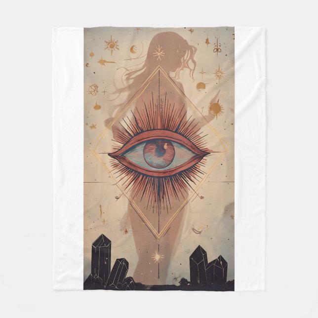 Cobertor De Velo Olho Místico (Frente)