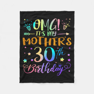 Cobertor De Velo Omg É o 30º Aniversário da Minha Mãe Doce 30 Anos