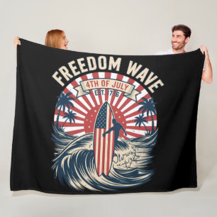 Cobertor De Velo Onda da Liberdade 4 de Julho