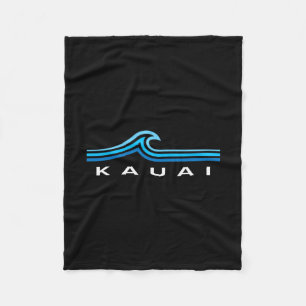 Cobertor De Velo Ondas de Kauai Havaí Vintage Homens Mulheres Menin