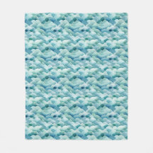 Ondas Oceânicas De Aquarela