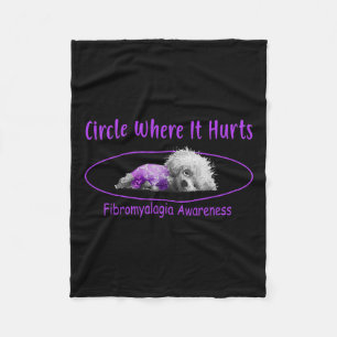 Cobertor De Velo Onde Dói Fibromialgia Sensibilização Bichon Frise