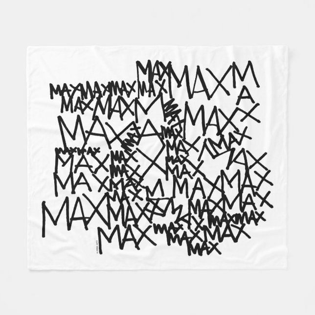 Cobertor De Velo Onde estão as coisas selvagens | Máx. Repetido (Frente (Horizontal))