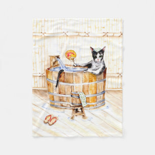 Cobertor De Velo Onsen Gatinho NÃO PERTURBAR