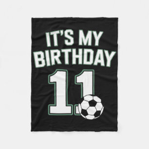 Cobertor De Velo Onze Futebol É Meu Aniversário 11 Jogadores Juveni