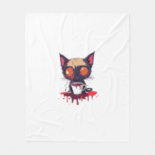 Cobertor De Velo Oopsie Meow - Sad Kawaii Cat Café Lover